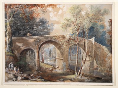 Lenhadores de Fingle Bridge, Dartmoor de John Gendall