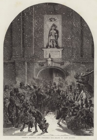 Hospital de Cristo e véspera de Natal de John Gilbert