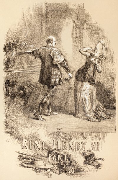 Henrique VI, Parte I, 1890 de John Gilbert