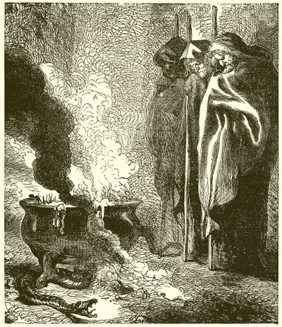Macbeth: As Três Bruxas de John Gilbert