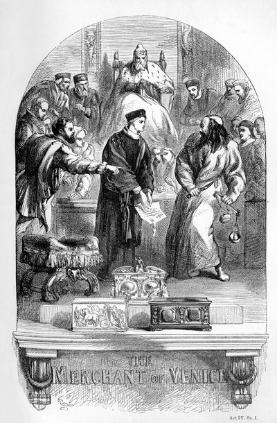 Comerciante de Veneza de John Gilbert
