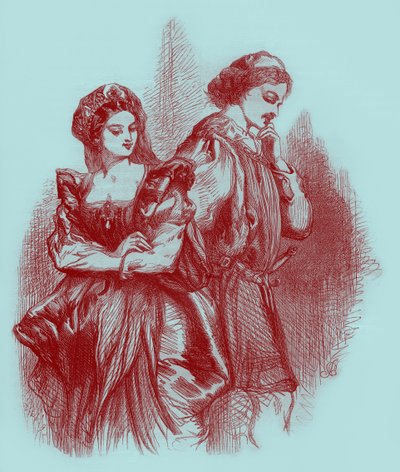 Much Adopção sobre Nada por William Shakaespeare de John Gilbert