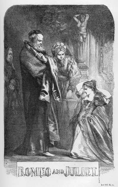 Romeu e Julieta de William Shakaespeare de John Gilbert