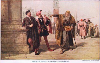 Resposta Shylocks de John Gilbert