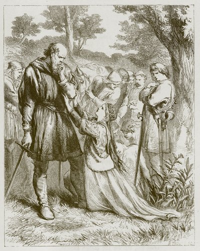O barão acariciando sua bochecha marrom escura de John Gilbert