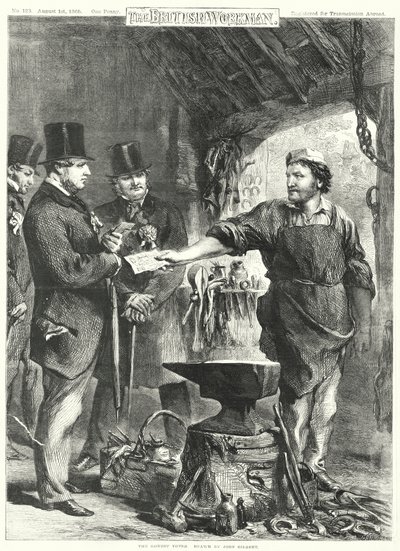 O Voto Honesto (gravura) de John Gilbert