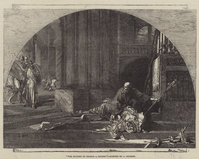 O assassinato de Thomas A Becket de John Gilbert