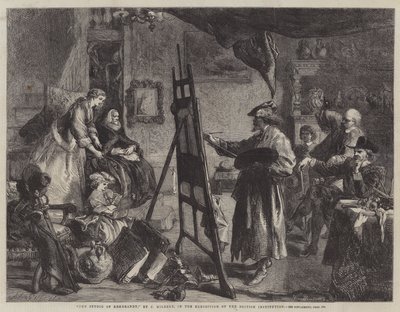 O estúdio de Rembrandt de John Gilbert