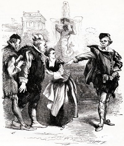 A peça de William Shakespeare de John Gilbert