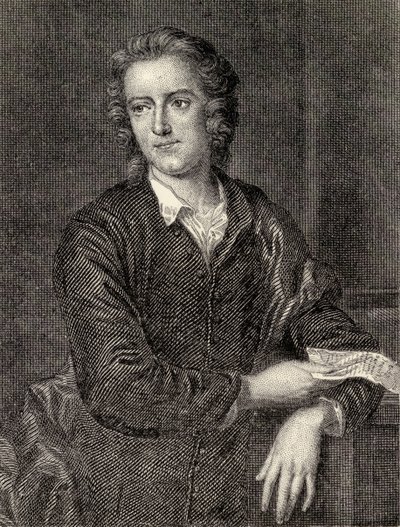 Thomas Gray, ilustração de "Memórias de Eminentes Etonianos", de Sir Edward Creasy publicou Londres em 1876 de John Giles Eccardt