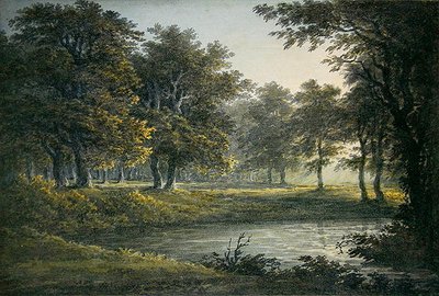 Noite (aguarela sobre papel) de John Glover