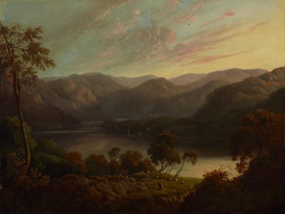 Vista da paisagem em Cumberland de John Glover