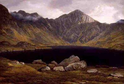 Loch Coruisk, Isle of Skye (óleo sobre tela) de John Glover