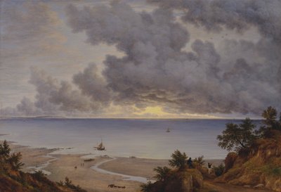 Sandown Bay, de perto de Shanklin Chine, Ilha de Wight de John Glover