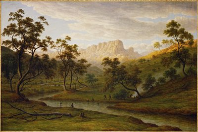Pôr do sol em Ben Lomond, Tasmânia ... de John Glover