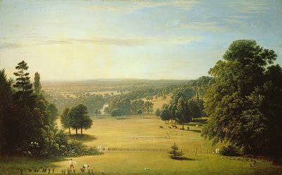 Vista da vila de Lord Northwick em Harrow on the Hill de John Glover