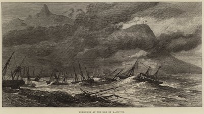 Furacão na ilha das Maurícias de John Greenaway