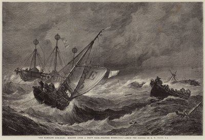 O Ramsgate Life-Boat, Manhã após um vendaval pesado, moderando o clima de John Greenaway