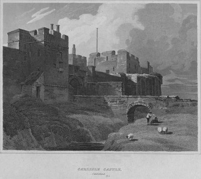 Castelo de Carlisle, Cumberland, 1814 de John Greig