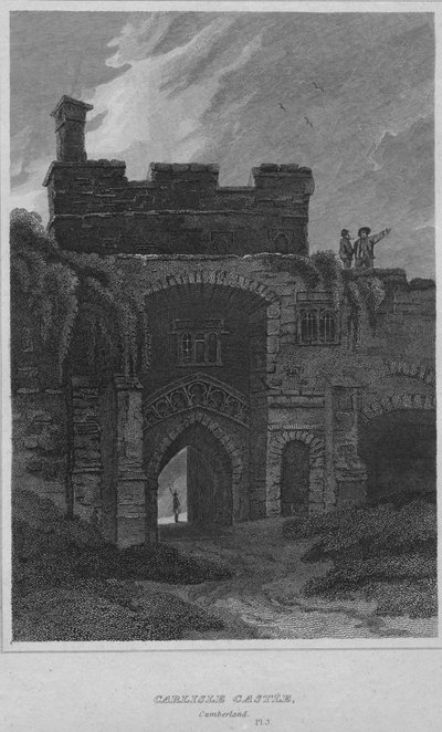 Castelo de Carlisle, Cumberland, 1814 de John Greig