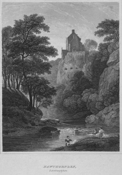 Hawthornden, Edinburghshire, 1814 de John Greig