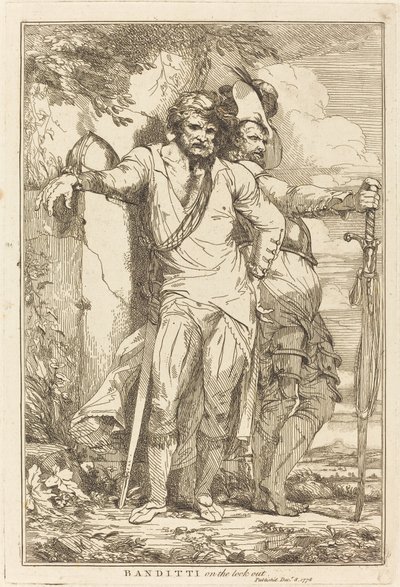 Banditti de olho de John Hamilton Mortimer
