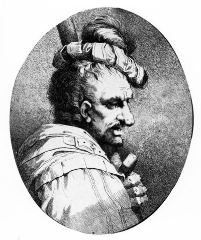 Bardolph, em Henrique IV, 1776 de John Hamilton Mortimer