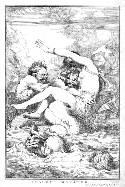 Monstro Ciumento, 1778 de John Hamilton Mortimer