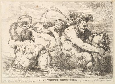 Monstros Vingativos, 25 de janeiro de 1780. de John Hamilton Mortimer