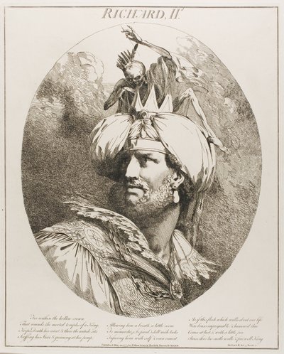 Ricardo II, de Doze Personagens de Shakespeare de John Hamilton Mortimer