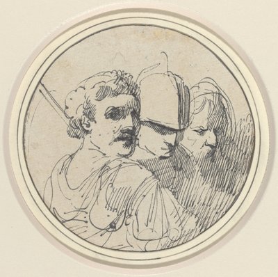 Três cabeças orientais de John Hamilton Mortimer