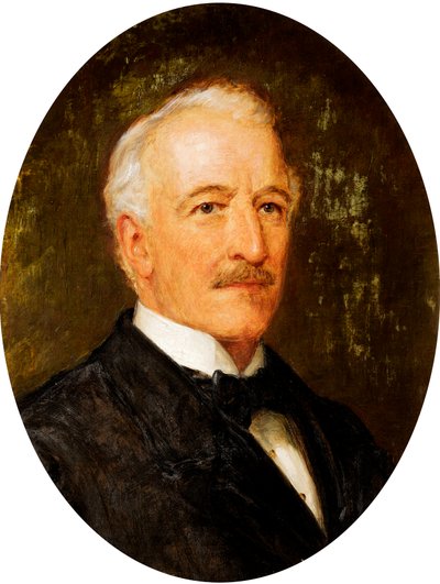 Barão Charles Conrad Adolphus du Bois de Ferrieres (1823-1908), Deputado Liberal de Cheltenham (1880-85), c.1885-1900 (óleo sobre tela) de John Hanson Walker