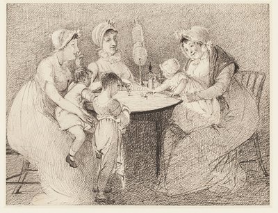 Um jogo de spinning da criança, 1807 de John Harden