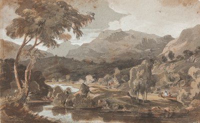 Elter Water, Lake District, Cumbria (wc no papel) de John Harden