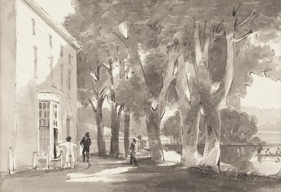 Ferry, 1814 (wc no papel) de John Harden