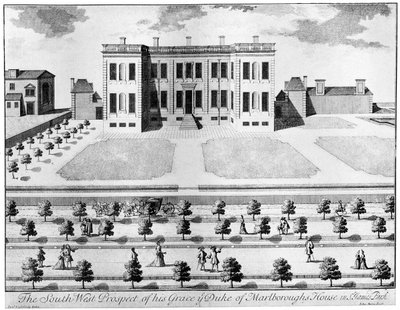 Marlborough House do sudoeste, século XVII, 1908. de John Harris