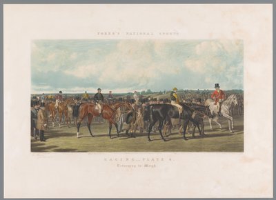 Terugkeer na afloop van de paardenrace
Corrida - Prato 4. Regresso à Pesagem (título sobre o objecto)
Fores nationale sporten (título da série)
Fore