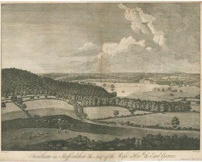 Trentham Hall: gravura, nº [c 1751] de John Harris