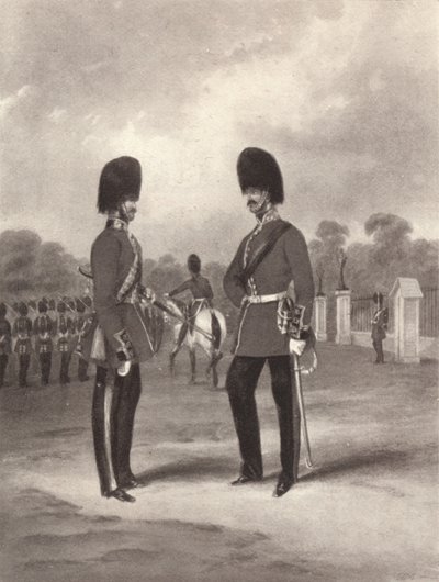 Protetores de fusileiros escoceses, c1820-1870, 1909 de John Harris Junior
