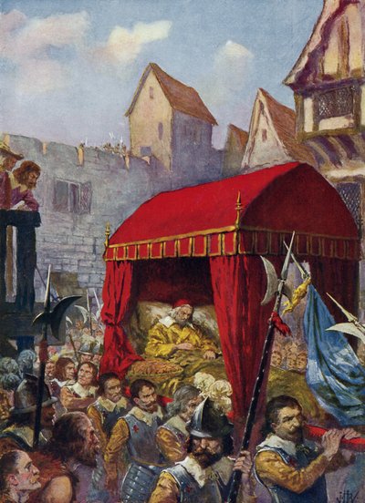 Chegada do Cardeal Richelieus a Lyons de John Harris Valda