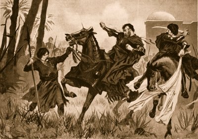 Derrota e morte de Sebastian I na Batalha de Alcazar de John Harris Valda