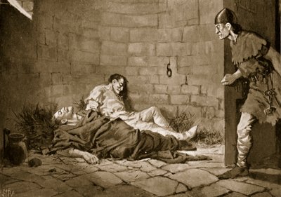 Prisão e morte dos duques Erik e Valdemar, 1318 de John Harris Valda
