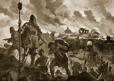 Ivan, o Negro, ateia fogo a Zhabliak de John Harris Valda