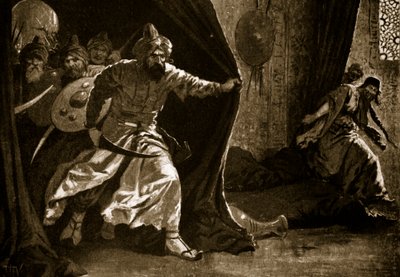 Revolta da Guarda Real em Damasco de John Harris Valda