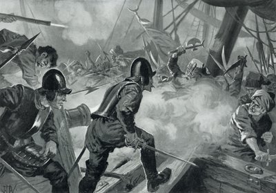 A Batalha de Lepanto de John Harris Valda