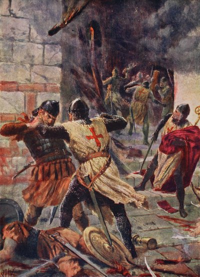 A Captura de Constantinopla por Cruzados de John Harris Valda
