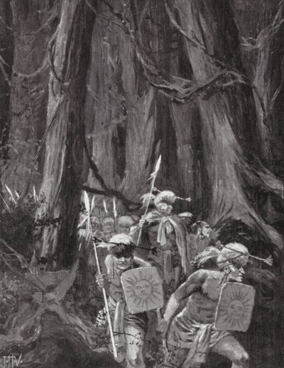 A Imigração dos Maias (litografia) de John Harris Valda