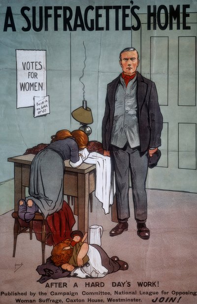 A Home Sufragistas - J. Hassall - Poster, Século 20 de John Hassall