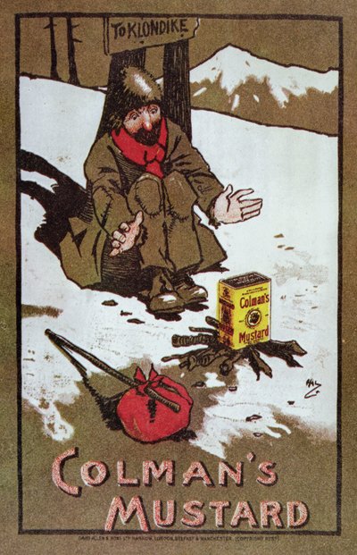 Anúncio para Mostarda de Colman, c.1898 (lito colorido) de John Hassall