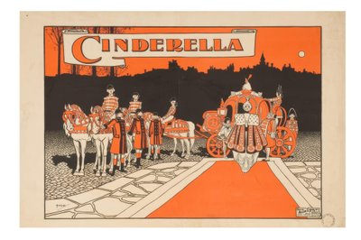 "Cinderela" - J. Hassall - Plakat, 1897-98 de John Hassall